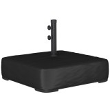 Outsunny Bază pentru Umbrelă Reumplibilă cu Nisip 80 kg/Nisip Umed 90 kg, pentru Tije de &Oslash;48 mm, Negru | Aosom Romania