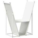 Cumpara ieftin Suport pentru lemne de foc alb Otel laminat la rece