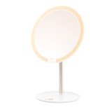 Cumpara ieftin Oglinda cosmetica ETA Fenite 1353 90000, diametru 178 mm, 3 culori de iluminare, inclinare 0-90&deg;, baterie reincarcabila 2000mAh