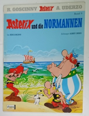 ASTERIX UND DIE NORMANNEN , BENZI DESENATE CU TEXT IN LIMBA GERMANA , von RENE GOSCINNY , zeichnungen ALBERT UDERZO , 2008 foto