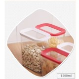 Cutie de Depozitare Alimente, Flippy, 1.5 L, cu capac, Alba