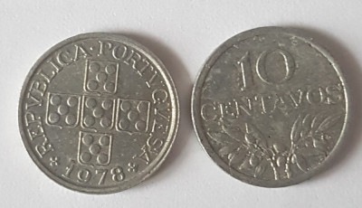 Portugalia 10 centavos 1978 foto