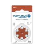 EverActive ULTRASONIC 312 baterii aparate auditive-Conținutul pachetului 1x Blister