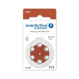 everActive ULTRASONIC 312 baterii aparate auditive-Conținutul pachetului 1x Blister