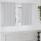 vidaXL Perdele cu perdele 2 pcs Gri deschis 140 x 140 cm Poliester