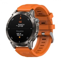Smartwatch Zeblaze Stratos 2 Plus, Portocaliu, 1.43 AMOLED, HRV, ECG, Monitorizare sanatate, Functii sport, Bluetooth Call, 530 mAh, Android 5.0 or iO