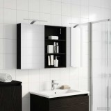 vidaXL Set dulap baie cu raft 3 pcs 120 x 10,5 x 60,5 cm Lemn compozit 3403737