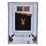 Lenjerie de pat pentru 2 persoane &ndash; Design Playboy &ndash; Leopard