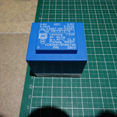 Transformator miniatura montare pcb 6v-0-6v /7,5VA /Block
