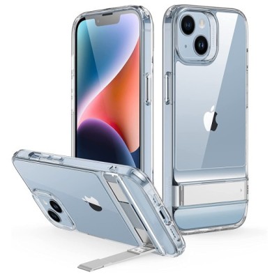 Husa pentru iPhone 14 Plus - ESR Air Shield Boost Kickstand - Clear foto