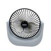 Mini Ventilator Portabil USB, 3 Viteze, Unghi Reglabil, Birou/Casa, Negru/Alb