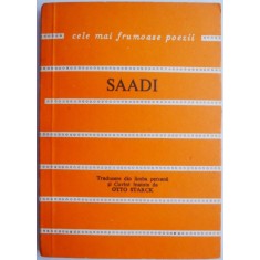 Saadi. Cele mai frumoase poezii