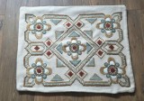 FATA DE PERNA DECORATIVA VINTAGE DIN V&Acirc;SCOZĂ CU MODEL CUSUT MANUAL CU L&Acirc;NĂ