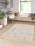 Covor Belgian, Sydney 62604, Crem, Diverse Dimensiuni - 80x150 cm