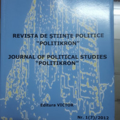 Revista de științe politice Politikron, Nr. 1, 2012