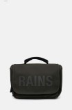 Rains portfard Texel Wash Bag W3 culoarea verde, 16310-03