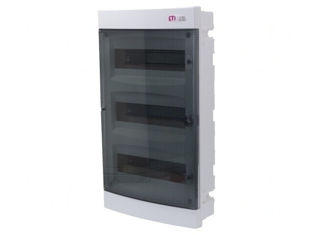 Carcasă pentru aparatură modulară IP40 albă perete ABS ECM36PT-S