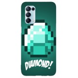 Husa compatibila cu Oppo A5 (2020) model Diamond, Silicon, TPU, Viceversa, Transparent, Carcasa