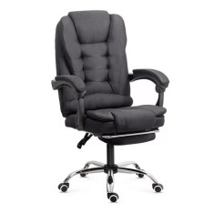 Scaun directorial OFF 4181M, stofa, 5 tipuri masaj, mecanism de balansare, suport pentru picioare,120 kg