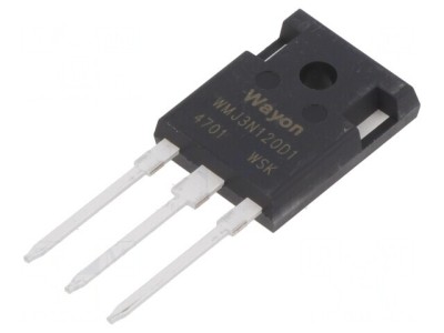 Tranzistor N-MOSFET 1,2kV 3A foto