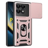 Husa Xiaomi Poco F6 Pro protectie camera Techsuit CamShield Series, roz