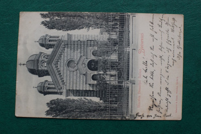 20ADE - Vedere - Carte postala - Bucuresti - Biserica Domnitei Balasa 1911 foto