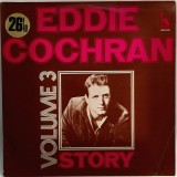 Eddie Cochran &lrm;&ndash; Story Volume 3 NM / VG+ vinil LP disc rock &amp; roll _ Liberty , Franta , 1970