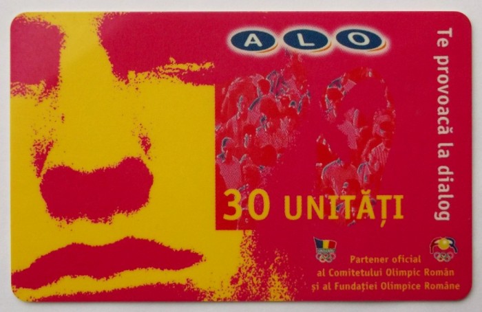 ROMANIA CARTELA ALO 30 UNITATI - PENTRU COLECTIONARI **