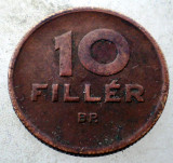 1.459 UNGARIA 10 FILLER 1946 BP, Europa, Bronz-Aluminiu