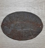 Tabla cu reclama la Asigurarea Dacia-Romania ,aniii 1900