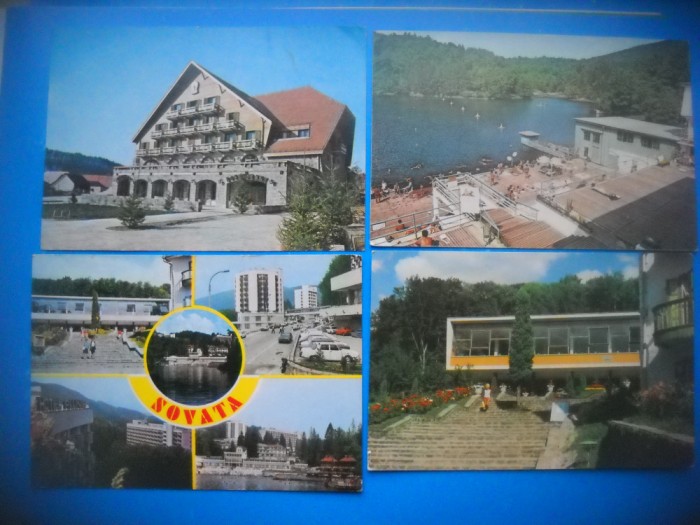 HOPCT LOT 3688 - 4 CARTI POSTALE-SOVATA JUD MURES-NECIRCULATE