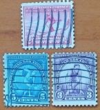 U.S.A-(1932) ''Comemorarea-''JOCURI-OLIMPICE)- Cat scot =2$)i--stamp.--Vezi-Scan