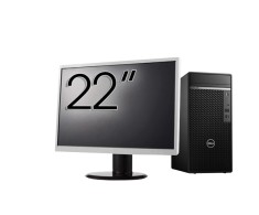 Calculator Second Hand DELL OptiPlex 7080 Tower, Intel Core i5-10500 3.10 - 4.50GHz, 8GB DDR4, 256GB SSD + Monitor 22&amp;quot; NewTechnology Media
