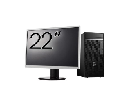 Calculator Second Hand DELL OptiPlex 7080 Tower, Intel Core i5-10500 3.10 - 4.50GHz, 8GB DDR4, 256GB SSD + Monitor 22&amp;amp;quot; NewTechnology Media foto