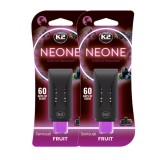 Pachet 2 x Odorizant auto grila ventilatie Puf-Puf K2 Neone Sensual Fruit