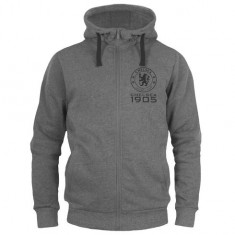 FC Chelsea hanorac de bărbați cu glugă zip grey - M