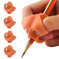 Set 5 manere pentru corectare scris, Prescolari, Silicon, Portocaliu