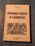 Sociologia natiunii si a razboiului D. Gusti