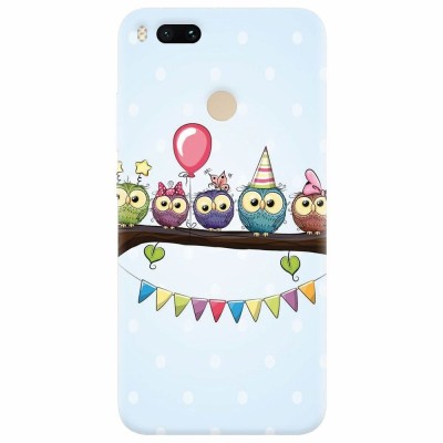 Husa silicon pentru Xiaomi Mi A1, Party Birds foto