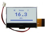 Afișaj LCD Grafic 128x64 COG 57.2x40x5mm Gri