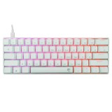 Tastatura gaming mecanica White Shark Shinobi 2, Switch Red, Alb