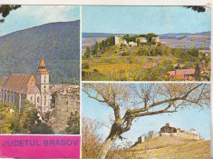 bnk cp Jud Brasov - Vedere - circulata - marca fixa
