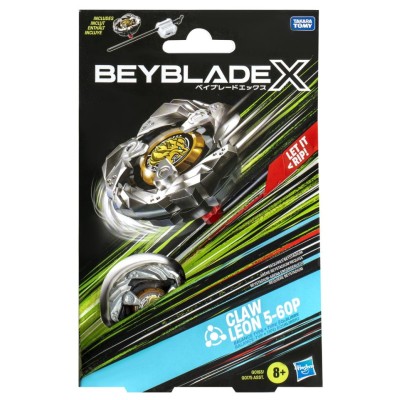 BEYBLADE X LET IT RIP SET LANSATOR SI ROATA CLAW LEON 5-60P foto