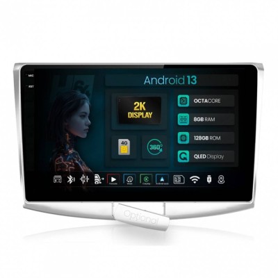 Navigatie 2K Volkswagen Passat B6 B7 CC 8GB RAM Android 13 Octacore Slot Sim 4G DSP GPS Wi-FI Carplay Android Auto USB Waze 10.36 Inch foto