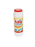 Cumpara ieftin Praf de curatat Alfa 500 g, detergent abraziv pentru baie, bucatarie si suprafete dure, indeparteaza murdaria, grasimea si petele dificile