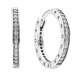 Cercei Pandora din argint cu pietre 290558CZ