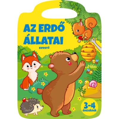 Az erdő &amp;aacute;llatai - Kifestő foto