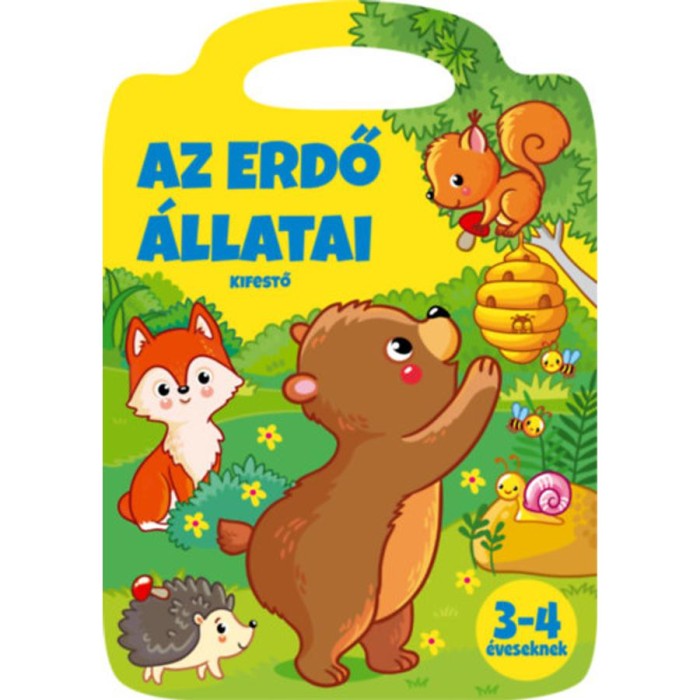 Az erdő &aacute;llatai - Kifestő
