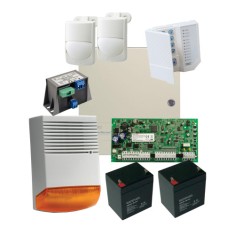 Kit alarma la efractie DSC cu sirena exterioara KIT1616EXT-BS1-OPT