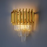 Aplica Candelabru Cristal VERSAILLES Piccolo, 2xE14, Auriu ModernLight Concept